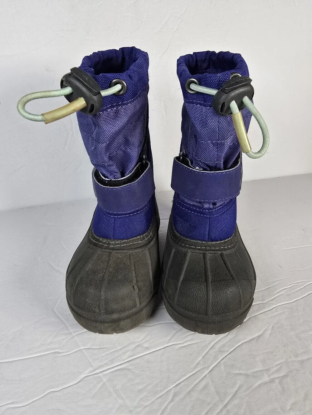 Columbia Kids Unisex Blue and Grey Waterproof Insulated Snow Boots Size 6Toddler